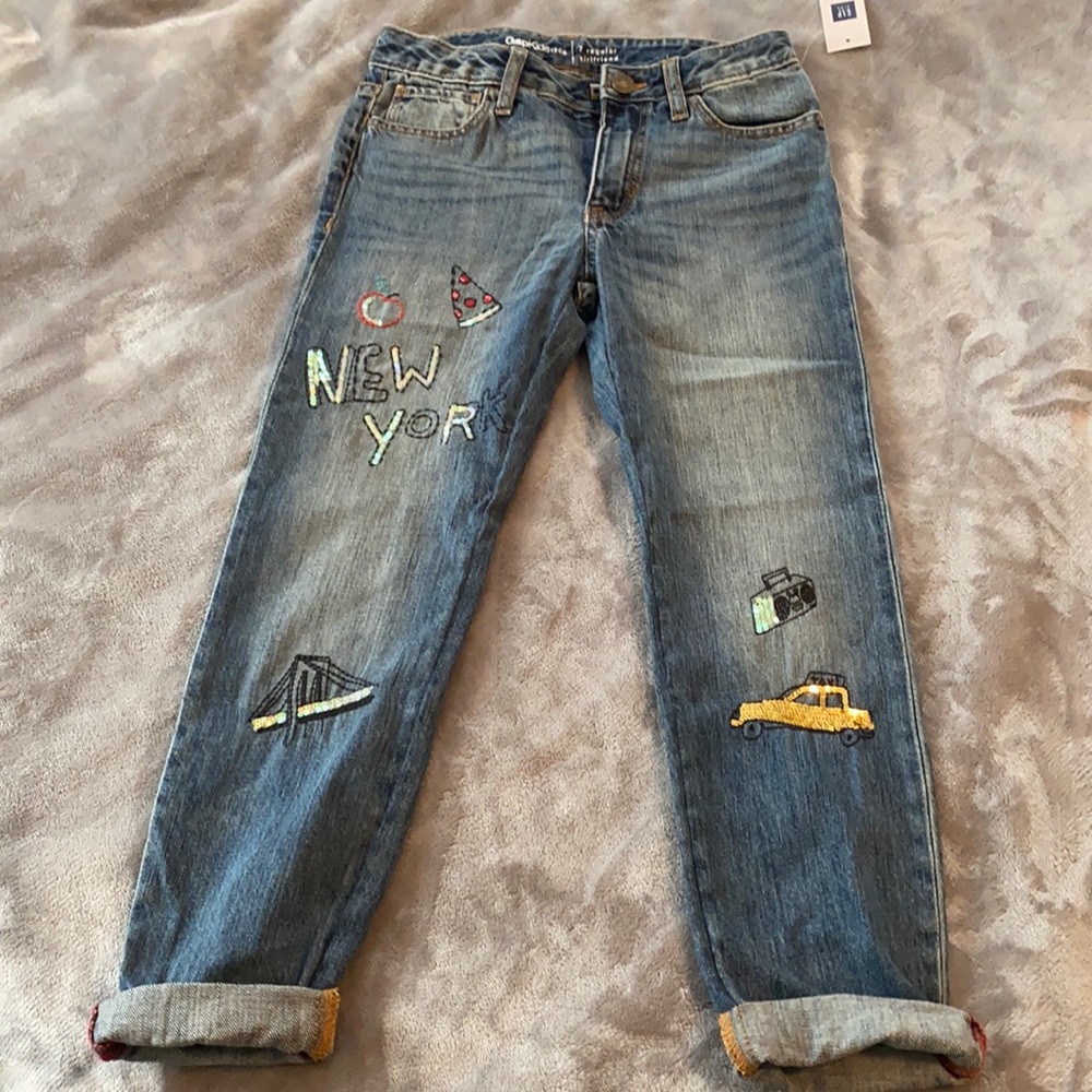Girls Gap Girlfriend Jeans size 7
